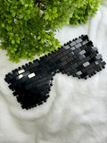 Natural Crystal Eye Mask- Obsidian